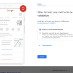 La fenêtre de validation de la fiche google business qui fait trembler tant de monde